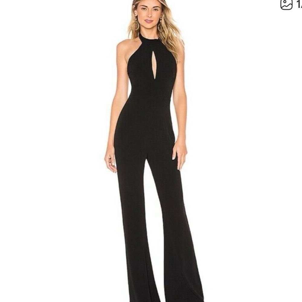 Flynn Skye Eliana Black Keyhole Jumpsuit